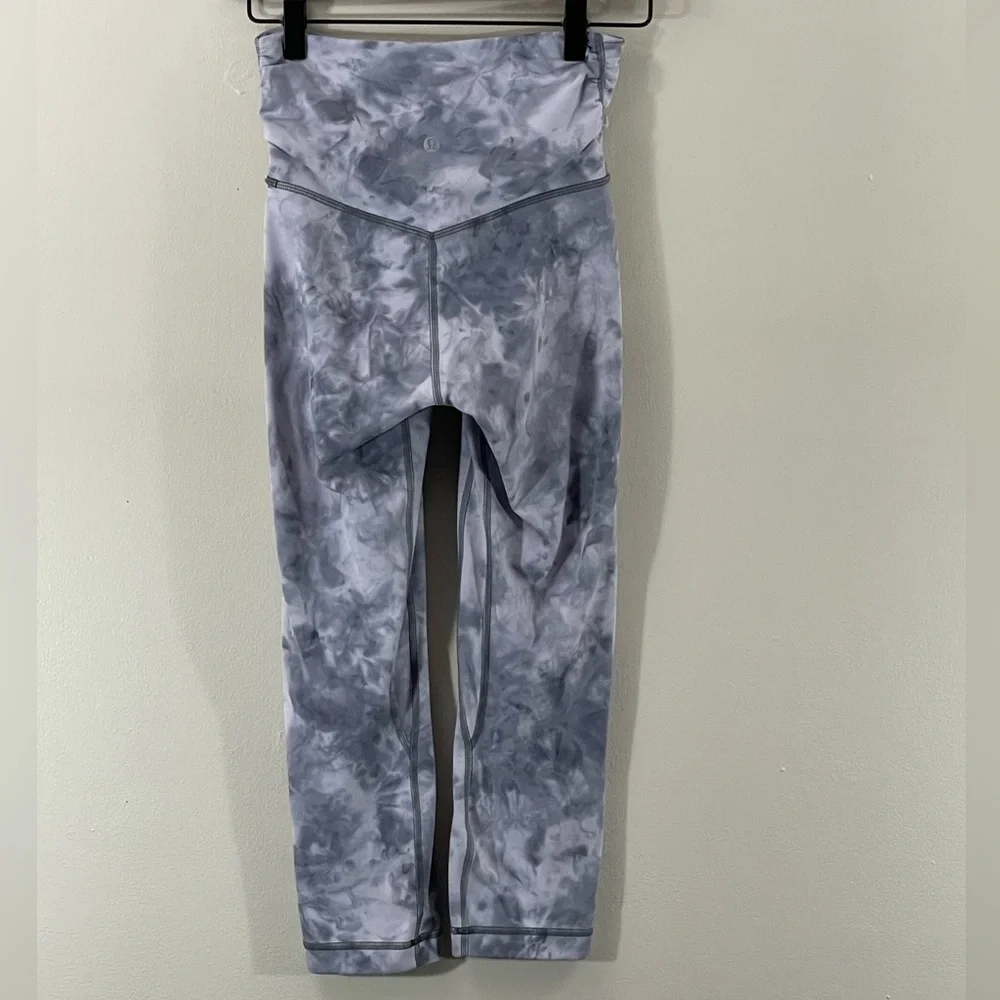 Lululemon High Rise Diamond Dye Stargaze Pitch‎ Gray